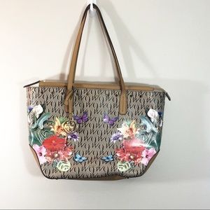 NINE WEST Helda Purse w/Butterfly Floral Accent